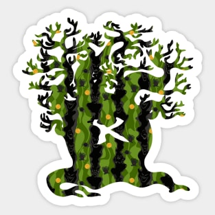 Hexxus Pattern Tree Sticker